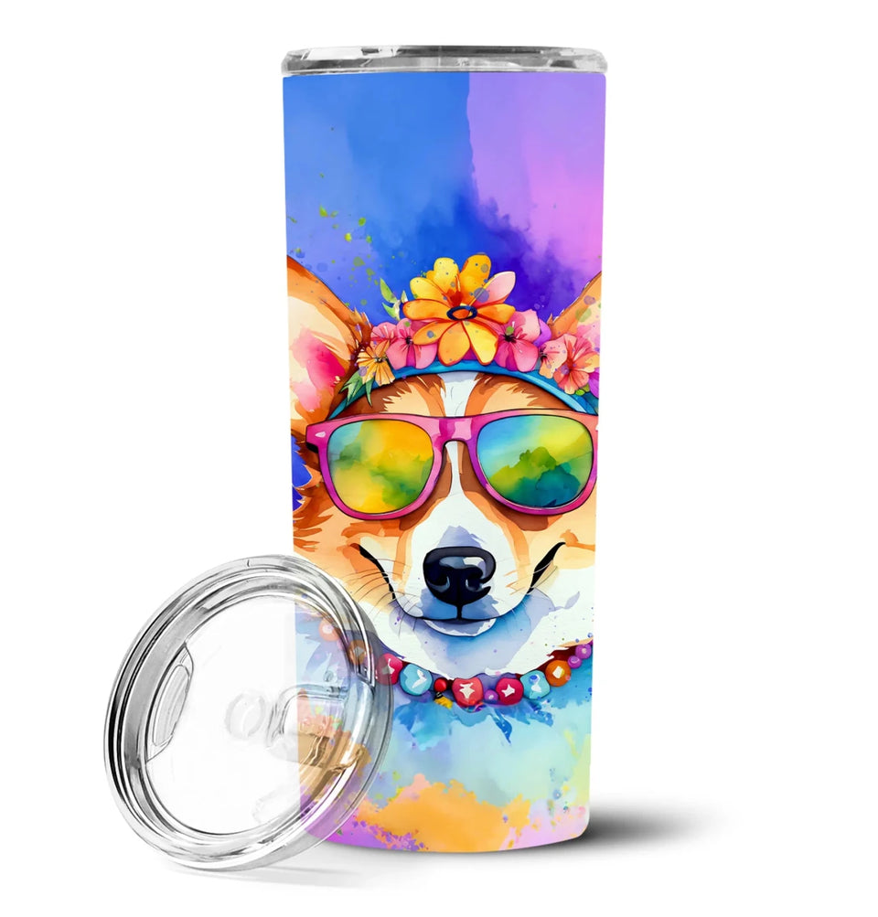 Pet Lover Stainless Steel Tumbler, 20 oz, Dachshund Hippie Dawg-194030819746/Dachshund 2498, view 57