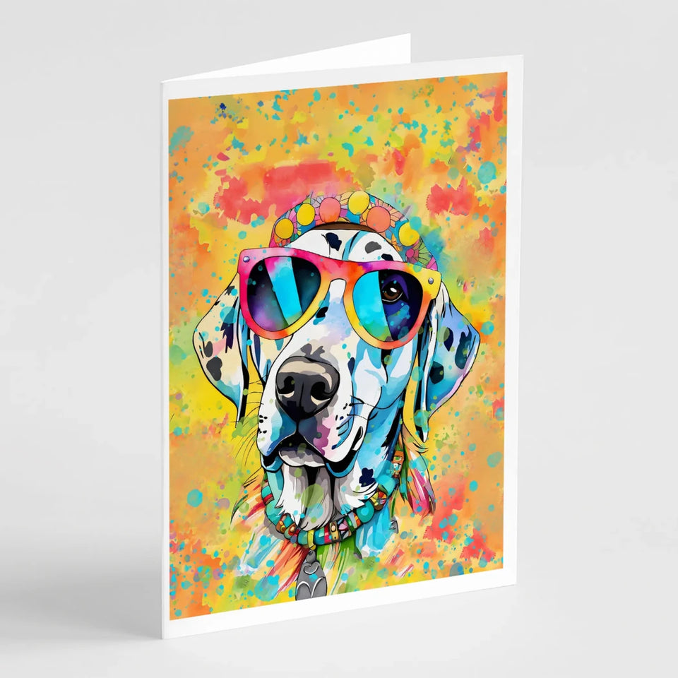Hippie Dawg Greeting Cards - 5 x 7, Dalmatian 2501, view 54