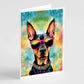 Hippie Dawg Greeting Cards - Size: 5X7 | Pack Of: 1 | Collection name: Hippie dawg - Pets Perfect