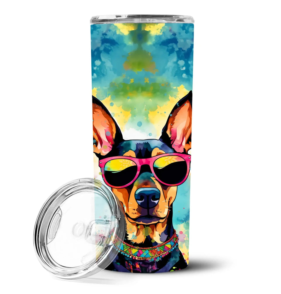 Pet Lover Stainless Steel Tumbler, 20 oz, Doberman Pinscher Hippie Dawg-194030819807/Doberman pinscher 2504, view 63