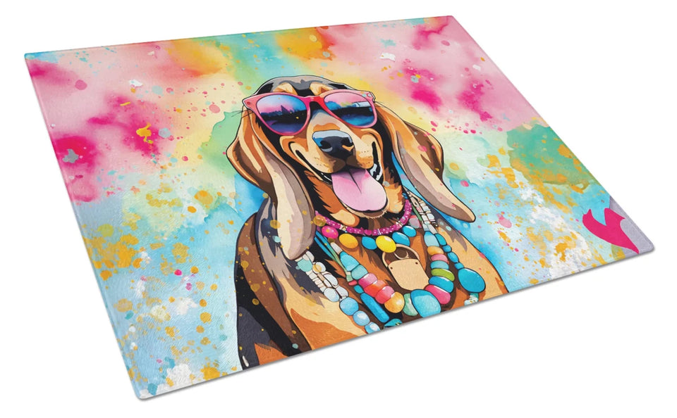 Hippie Dawg Glass Cutting Board - Large, French bulldog 2505, view 58