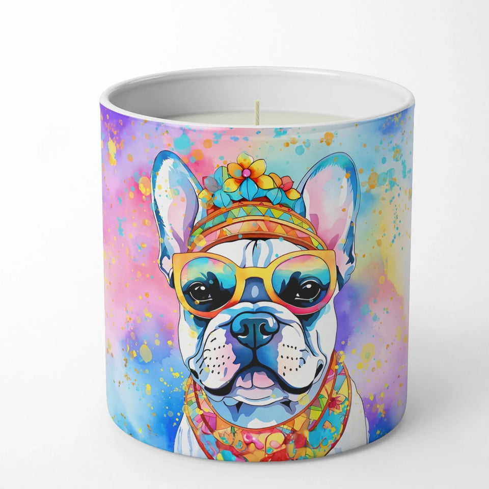 Hippie Dawg Decorative Soy Candle - 10 oz, 194030821190/French bulldog 2506, view 59