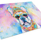 Hippie Dawg Glass Cutting Board - Size: LARGE | Pack Of: 1 | Collection name: Hippie dawg - Pets Perfect