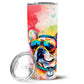 Pet Lover Stainless Steel Tumbler - 20 oz Insulated Travel Cup for Dog and Cat Owners - Size: 20 OZ | Pack Of: 1 | Collection name: Hippie dawg - Pets Perfect