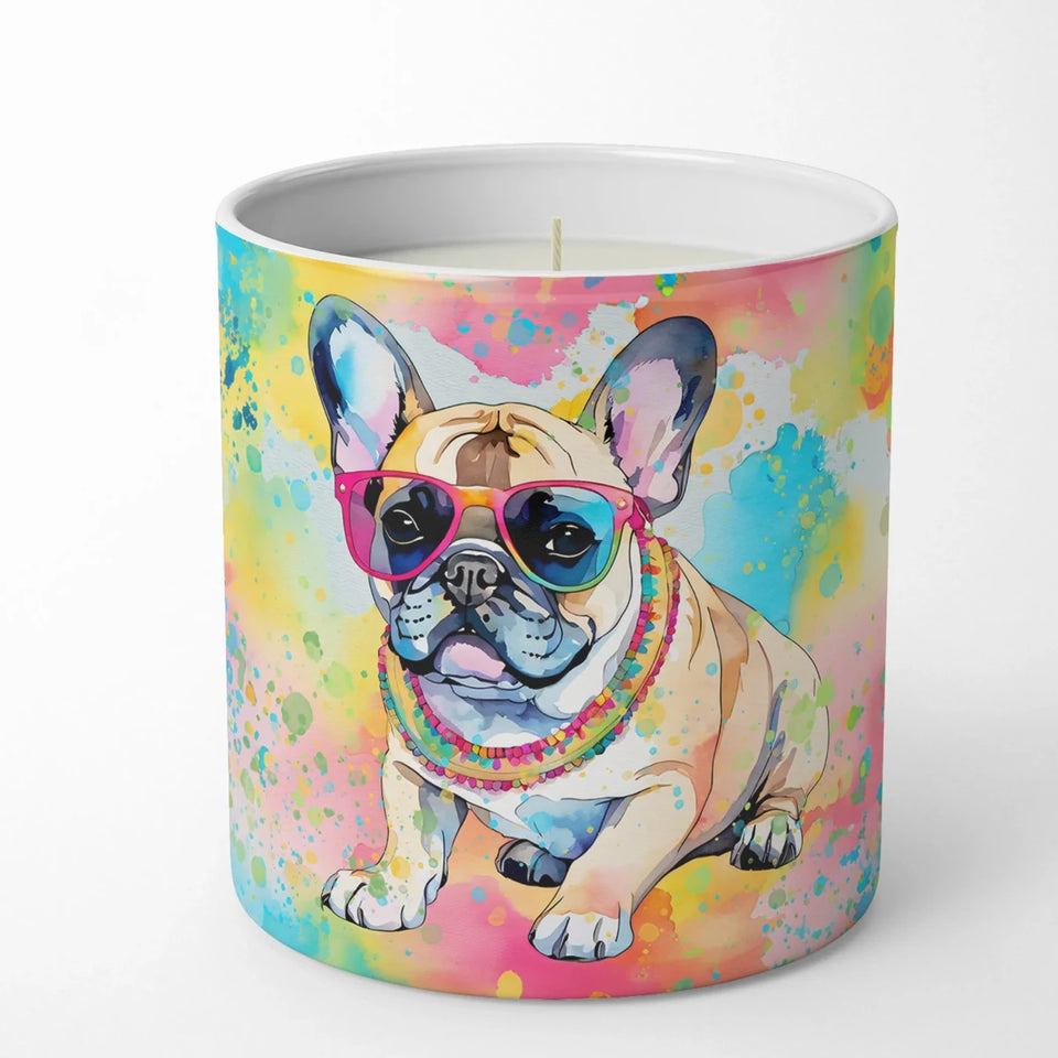 Hippie Dawg Decorative Soy Candle - 10 oz, 194030821213/French bulldog 2508, view 61