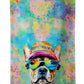 Dog Lover Kitchen Towel - Absorbent Cotton Dish Towel with Hippie Dog Design