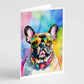 Hippie Dawg Greeting Cards - Size: 5X7 | Pack Of: 1 | Collection name: Hippie dawg - Pets Perfect