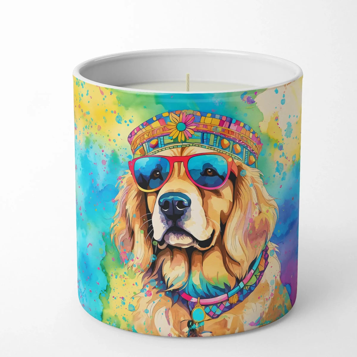 Hippie Dawg Decorative Soy Candle - Size: 10 OZ | Pack Of: 1 | Collection name: Hippie dawg - Pets Perfect