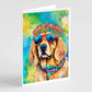 Hippie Dawg Greeting Cards - Size: 5X7 | Pack Of: 1 | Collection name: Hippie dawg - Pets Perfect