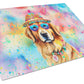 Hippie Dawg Glass Cutting Board - Size: LARGE | Pack Of: 1 | Collection name: Hippie dawg - Pets Perfect