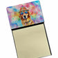 Paw Print Sticky Notes - Adhesive Note Pads for Dog and Cat Lovers - Pack Of: 1 | Collection name: Hippie dawg - Pets Perfect