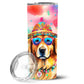 Pet Lover Stainless Steel Tumbler - 20 oz Insulated Travel Cup for Dog and Cat Owners - Size: 20 OZ | Pack Of: 1 | Collection name: Hippie dawg - Pets Perfect