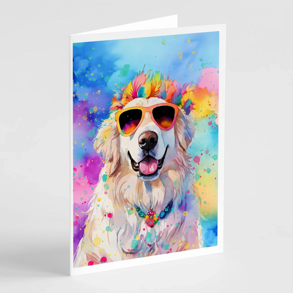 Hippie Dawg Greeting Cards - 5 x 7, Great pyrenees 2516, view 69