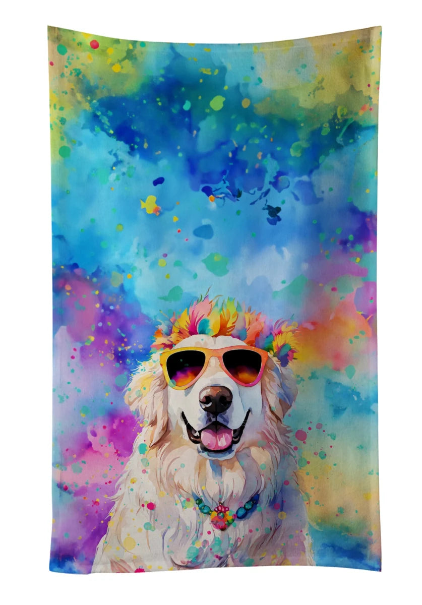 Hippie Dawg Kitchen Towel - 25HX15W, 194030853344/Great pyrenees 2516, view 69