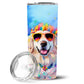 Pet Lover Stainless Steel Tumbler - 20 oz Insulated Travel Cup for Dog and Cat Owners - Size: 20 OZ | Pack Of: 1 | Collection name: Hippie dawg - Pets Perfect