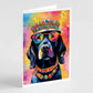 Hippie Dawg Greeting Cards - Size: 5X7 | Pack Of: 1 | Collection name: Hippie dawg - Pets Perfect