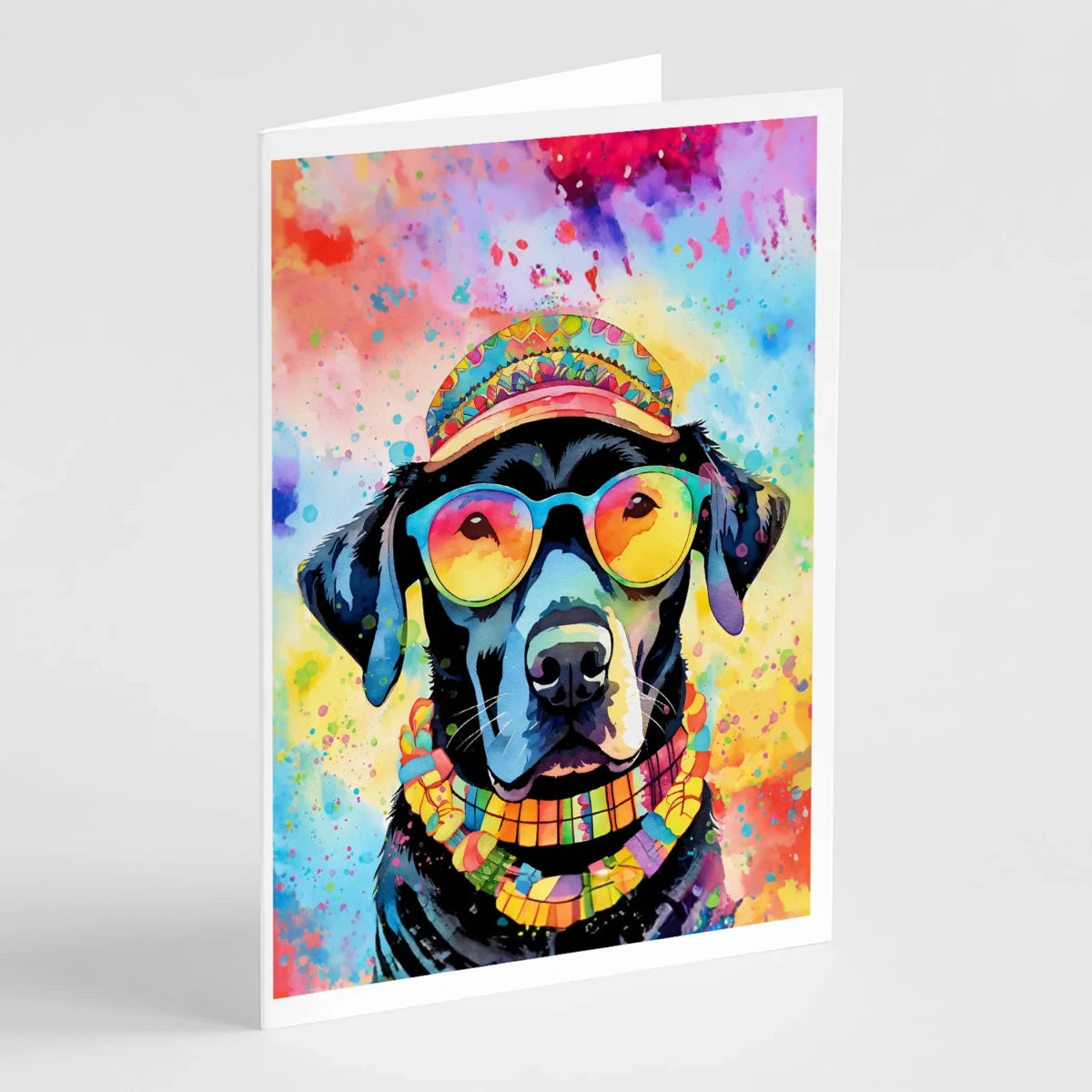 Hippie Dawg Greeting Cards - Size: 5X7 | Pack Of: 1 | Collection name: Hippie dawg - Pets Perfect