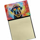Paw Print Sticky Notes - Adhesive Note Pads for Dog and Cat Lovers - Pack Of: 1 | Collection name: Hippie dawg - Pets Perfect