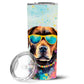 Pet Lover Stainless Steel Tumbler - 20 oz Insulated Travel Cup for Dog and Cat Owners - Size: 20 OZ | Pack Of: 1 | Collection name: Hippie dawg - Pets Perfect