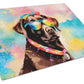 Hippie Dawg Glass Cutting Board - Size: LARGE | Pack Of: 1 | Collection name: Hippie dawg - Pets Perfect