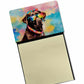 Paw Print Sticky Notes - Adhesive Note Pads for Dog and Cat Lovers - Pack Of: 1 | Collection name: Hippie dawg - Pets Perfect