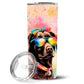Pet Lover Stainless Steel Tumbler - 20 oz Insulated Travel Cup for Dog and Cat Owners - Size: 20 OZ | Pack Of: 1 | Collection name: Hippie dawg - Pets Perfect