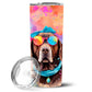 Pet Lover Stainless Steel Tumbler - 20 oz Insulated Travel Cup for Dog and Cat Owners - Size: 20 OZ | Pack Of: 1 | Collection name: Hippie dawg - Pets Perfect