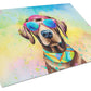 Hippie Dawg Glass Cutting Board - Size: LARGE | Pack Of: 1 | Collection name: Hippie dawg - Pets Perfect