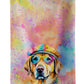 Dog Lover Kitchen Towel - Absorbent Cotton Dish Towel with Hippie Dog Design