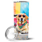 Pet Lover Stainless Steel Tumbler - 20 oz Insulated Travel Cup for Dog and Cat Owners - Size: 20 OZ | Pack Of: 1 | Collection name: Hippie dawg - Pets Perfect
