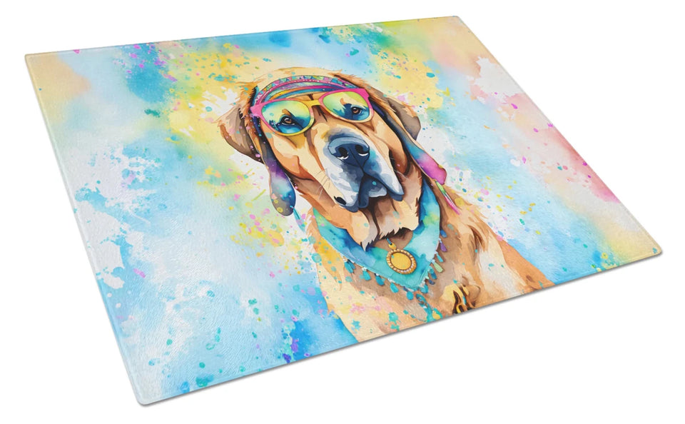 Hippie Dawg Glass Cutting Board - Large, Mastiff 2533, view 86