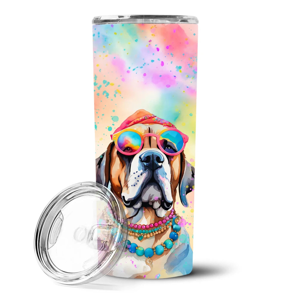 Pet Lover Stainless Steel Tumbler, 20 oz, Old English Sheepdog Hippie Dawg-194030820100/Old english sheepdog 2534, view 83
