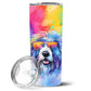 Pet Lover Stainless Steel Tumbler - 20 oz Insulated Travel Cup for Dog and Cat Owners - Size: 20 OZ | Pack Of: 1 | Collection name: Hippie dawg - Pets Perfect