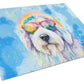 Hippie Dawg Glass Cutting Board - Size: LARGE | Pack Of: 1 | Collection name: Hippie dawg - Pets Perfect