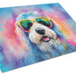 Hippie Dawg Glass Cutting Board - Size: LARGE | Pack Of: 1 | Collection name: Hippie dawg - Pets Perfect