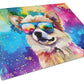 Hippie Dawg Glass Cutting Board - Size: LARGE | Pack Of: 1 | Collection name: Hippie dawg - Pets Perfect