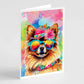 Hippie Dawg Greeting Cards - Size: 5X7 | Pack Of: 1 | Collection name: Hippie dawg - Pets Perfect