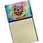 Paw Print Sticky Notes - Adhesive Note Pads for Dog and Cat Lovers - Pack Of: 1 | Collection name: Hippie dawg - Pets Perfect