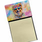 Paw Print Sticky Notes - Adhesive Note Pads for Dog and Cat Lovers - Pack Of: 1 | Collection name: Hippie dawg - Pets Perfect