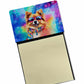 Paw Print Sticky Notes - Adhesive Note Pads for Dog and Cat Lovers - Pack Of: 1 | Collection name: Hippie dawg - Pets Perfect