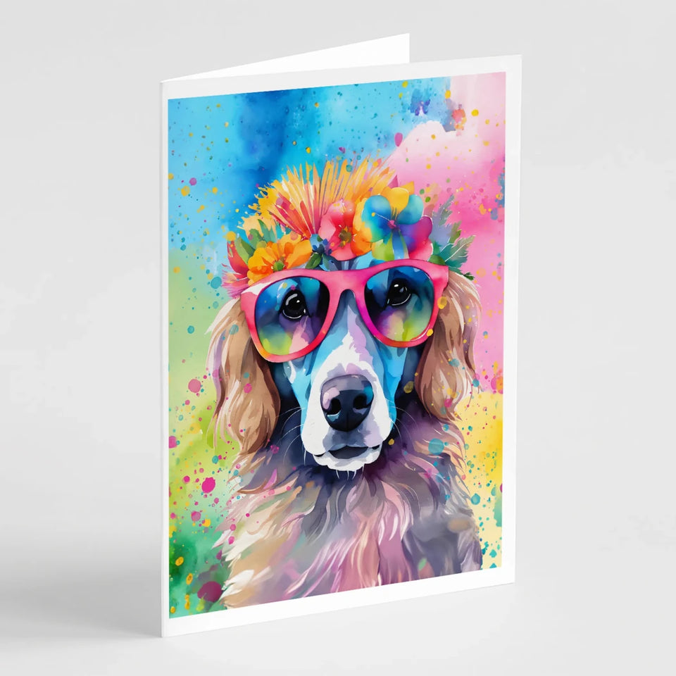 Hippie Dawg Greeting Cards - 5 x 7, Pug 2543, view 96