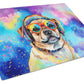 Hippie Dawg Glass Cutting Board - Size: LARGE | Pack Of: 1 | Collection name: Hippie dawg - Pets Perfect