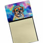 Paw Print Sticky Notes - Adhesive Note Pads for Dog and Cat Lovers - Pack Of: 1 | Collection name: Hippie dawg - Pets Perfect
