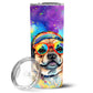 Pet Lover Stainless Steel Tumbler - 20 oz Insulated Travel Cup for Dog and Cat Owners - Size: 20 OZ | Pack Of: 1 | Collection name: Hippie dawg - Pets Perfect