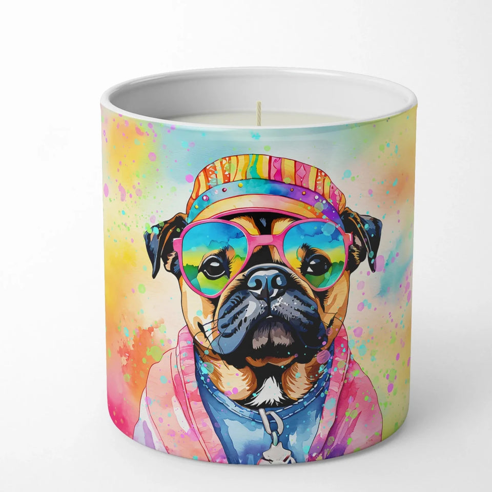 Hippie Dawg Decorative Soy Candle - 10 oz, 194030821589/Pug 2545, view 98