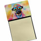 Paw Print Sticky Notes - Adhesive Note Pads for Dog and Cat Lovers - Pack Of: 1 | Collection name: Hippie dawg - Pets Perfect