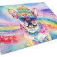 Hippie Dawg Glass Cutting Board - Size: LARGE | Pack Of: 1 | Collection name: Hippie dawg - Pets Perfect