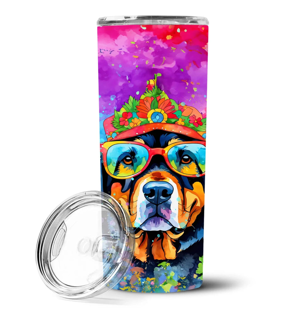Pet Lover Stainless Steel Tumbler, 20 oz, Yellow Labrador Hippie Dawg-194030820049/Labrador yellow 2528, view 97