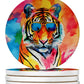 Hippie Animals Large Sandstone Coasters - Pets Perfect