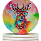 Hippie Animals Large Sandstone Coasters - Pets Perfect